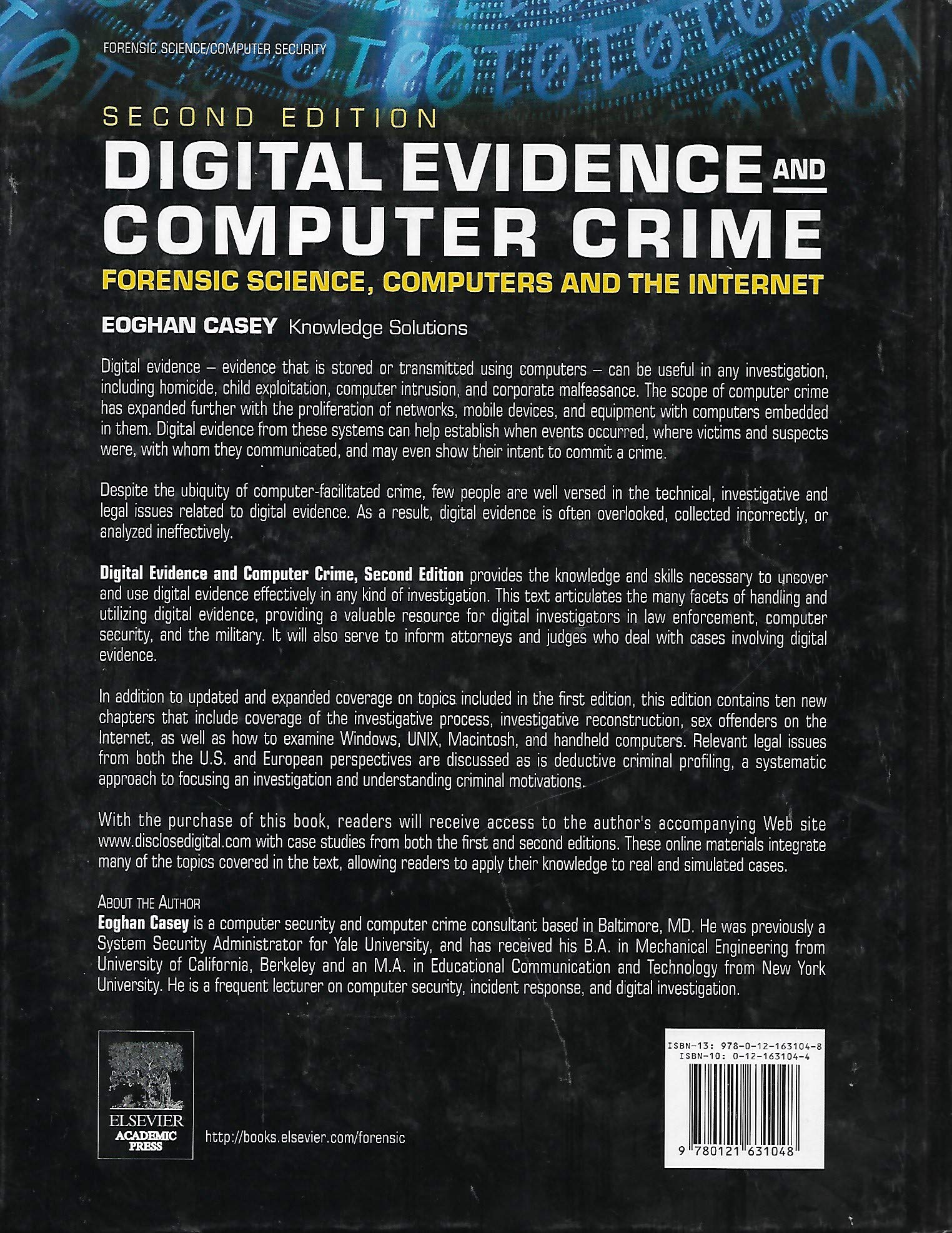Digital Evidence and Computer Crime,Used