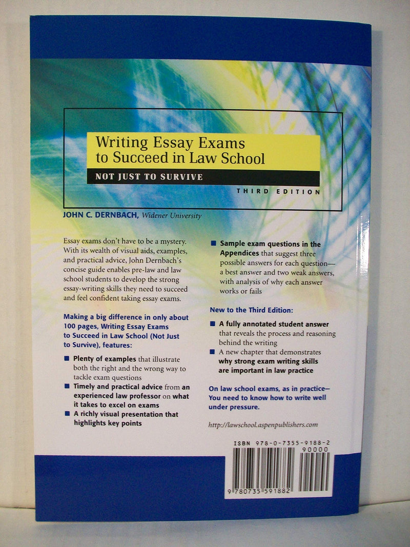 Writing Essay Exams to Succeed in Law School (Not Just to Survive): Third Edition,New