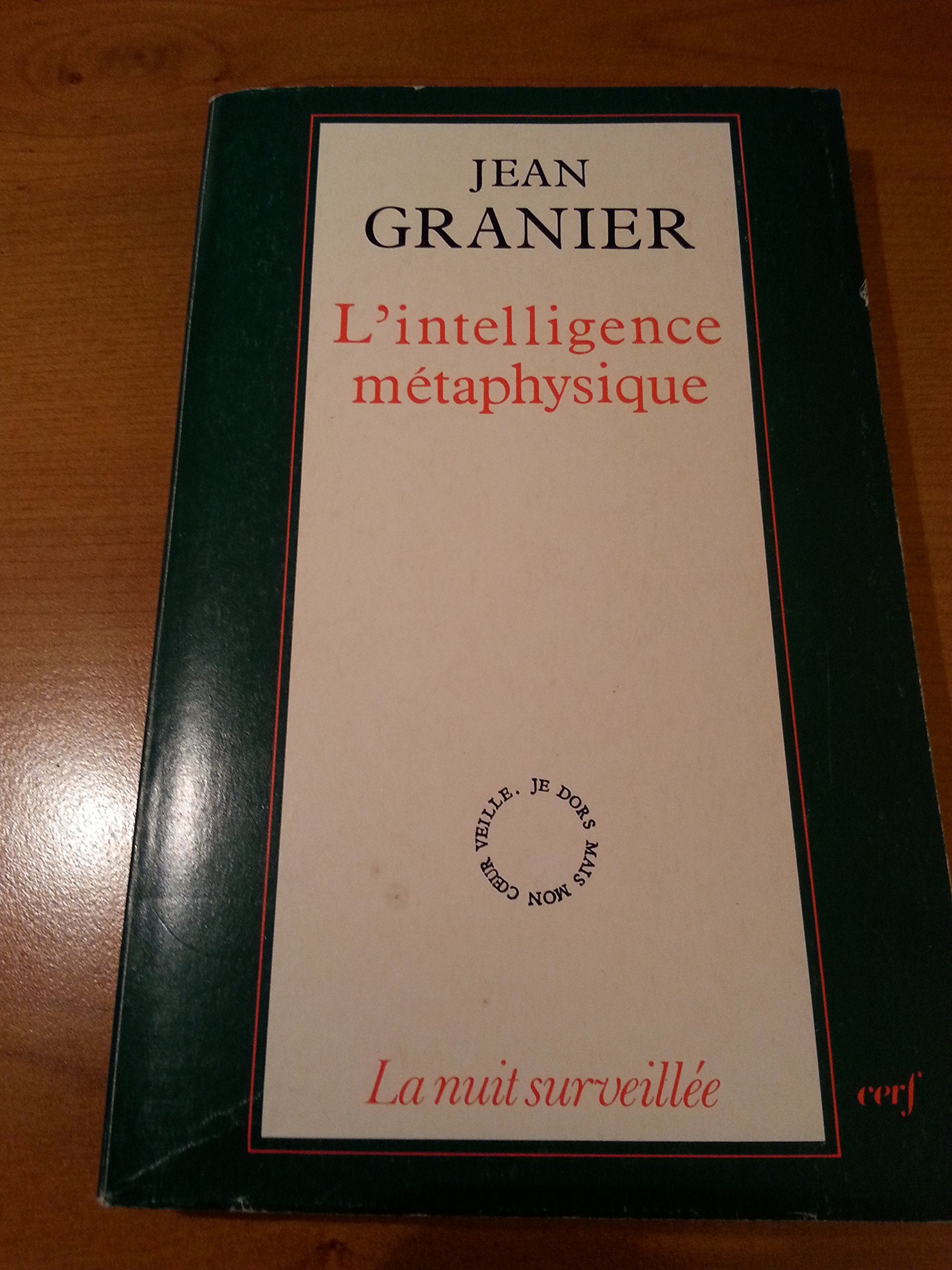 L'Intelligence mtaphysique,Used