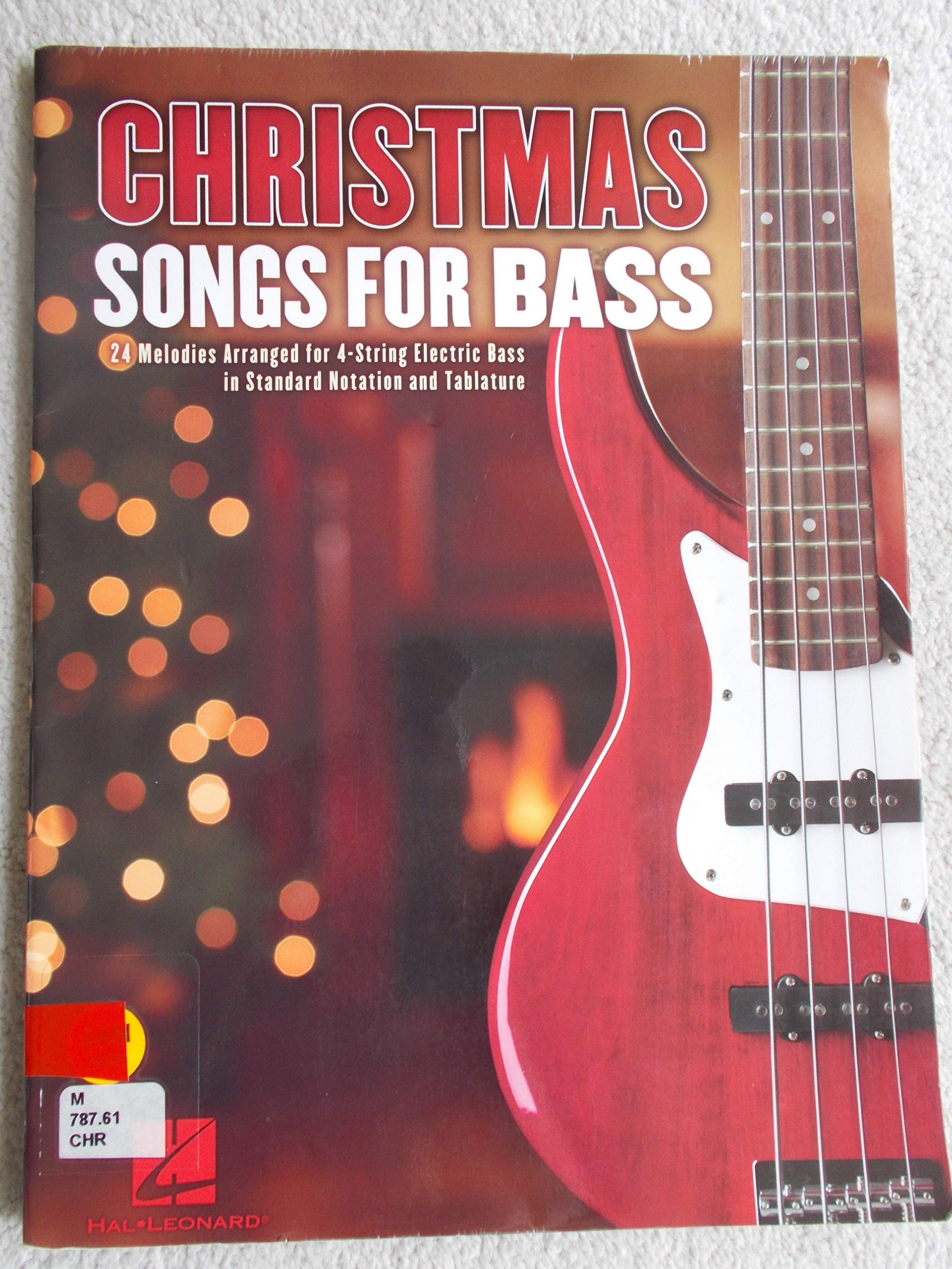Christmas Songs for Bass: 24 Melodies Arranged for 4String Electric Bass,Used