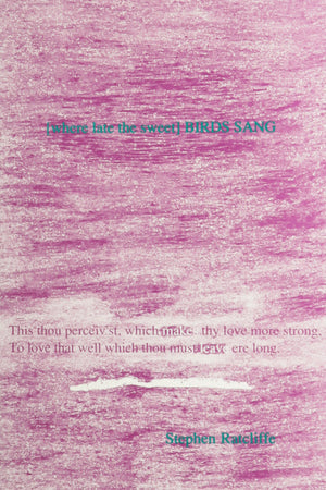 [where late the sweet] BIRDS SANG,Used