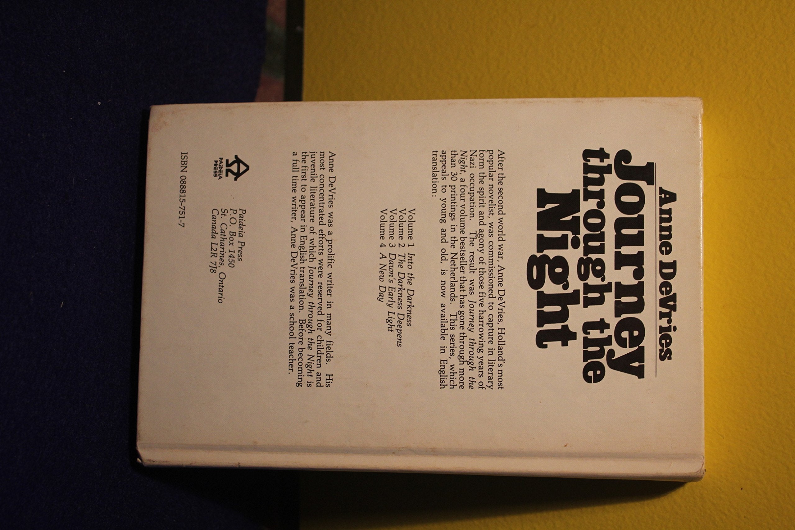 Into the Darkness (Journey Through the Night, Vol. 1),Used