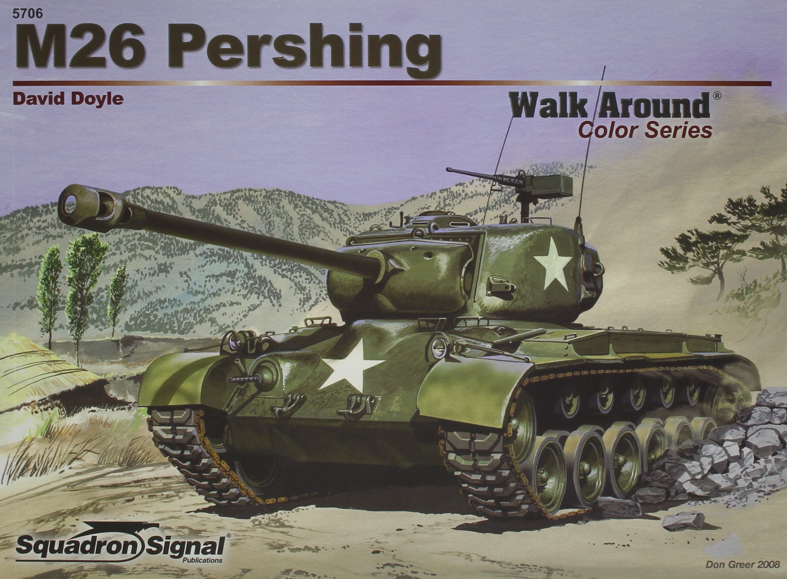 M26 Pershing  Armor Walk Around Color Series No. 6