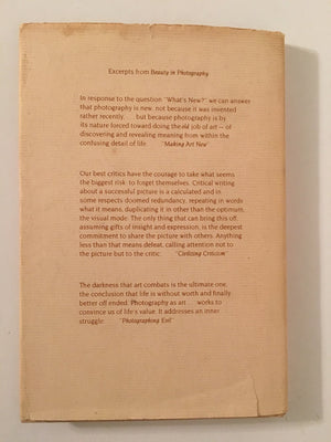 Beauty In Photography: Essays In Defense Of Traditional Values