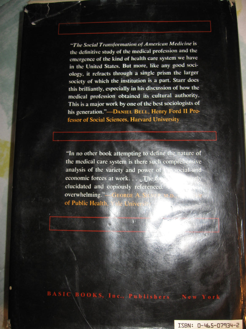 The Social Transformation of American Medicine,New