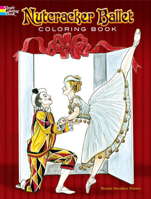 Nutcracker Ballet Coloring Book (Dover Christmas Coloring Books),Used
