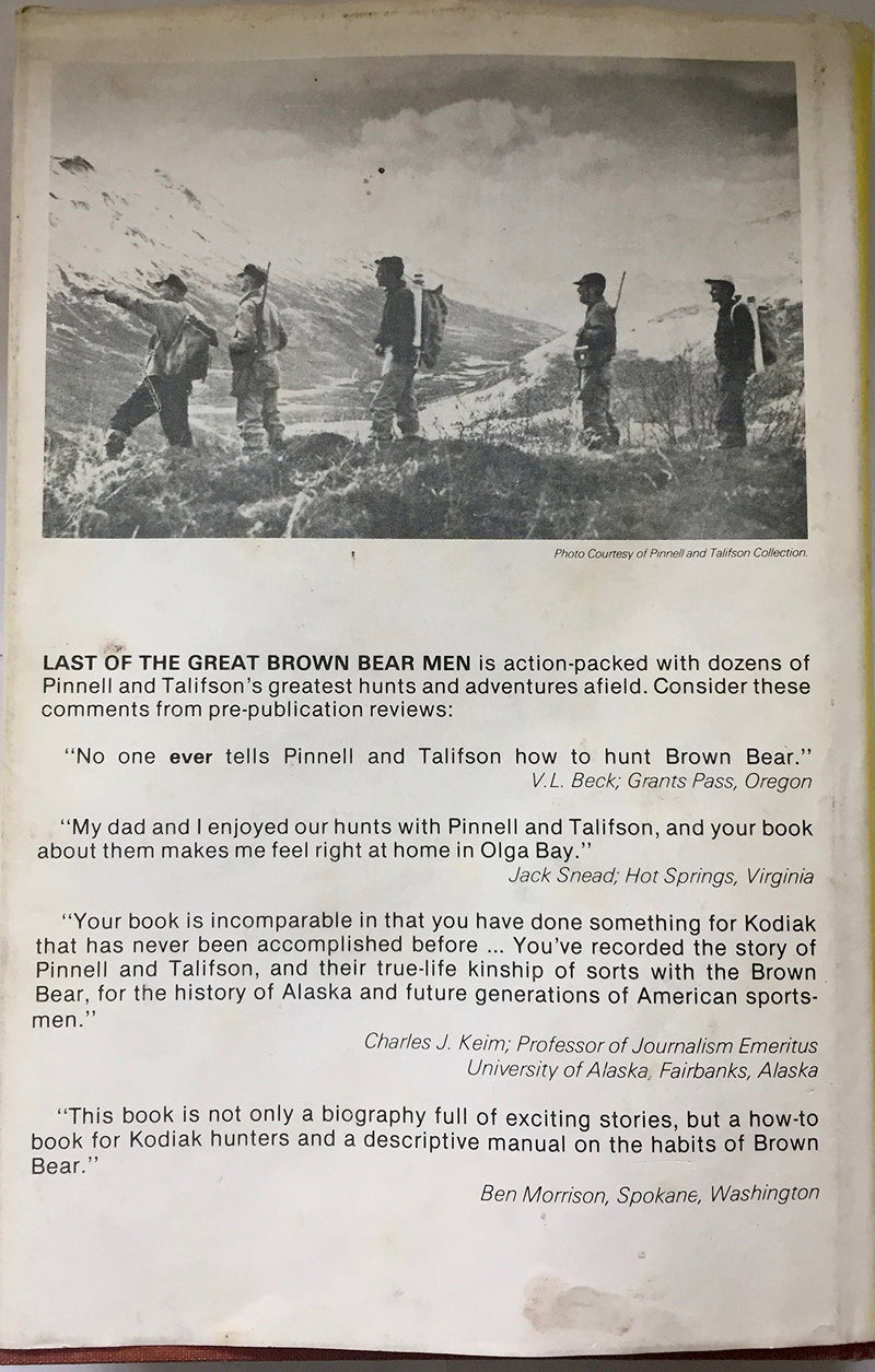 Pinnell and Talifson: Last of the Great Brown Bear Men,Used