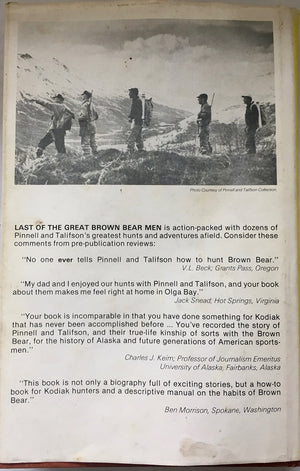 Pinnell and Talifson: Last of the Great Brown Bear Men,New