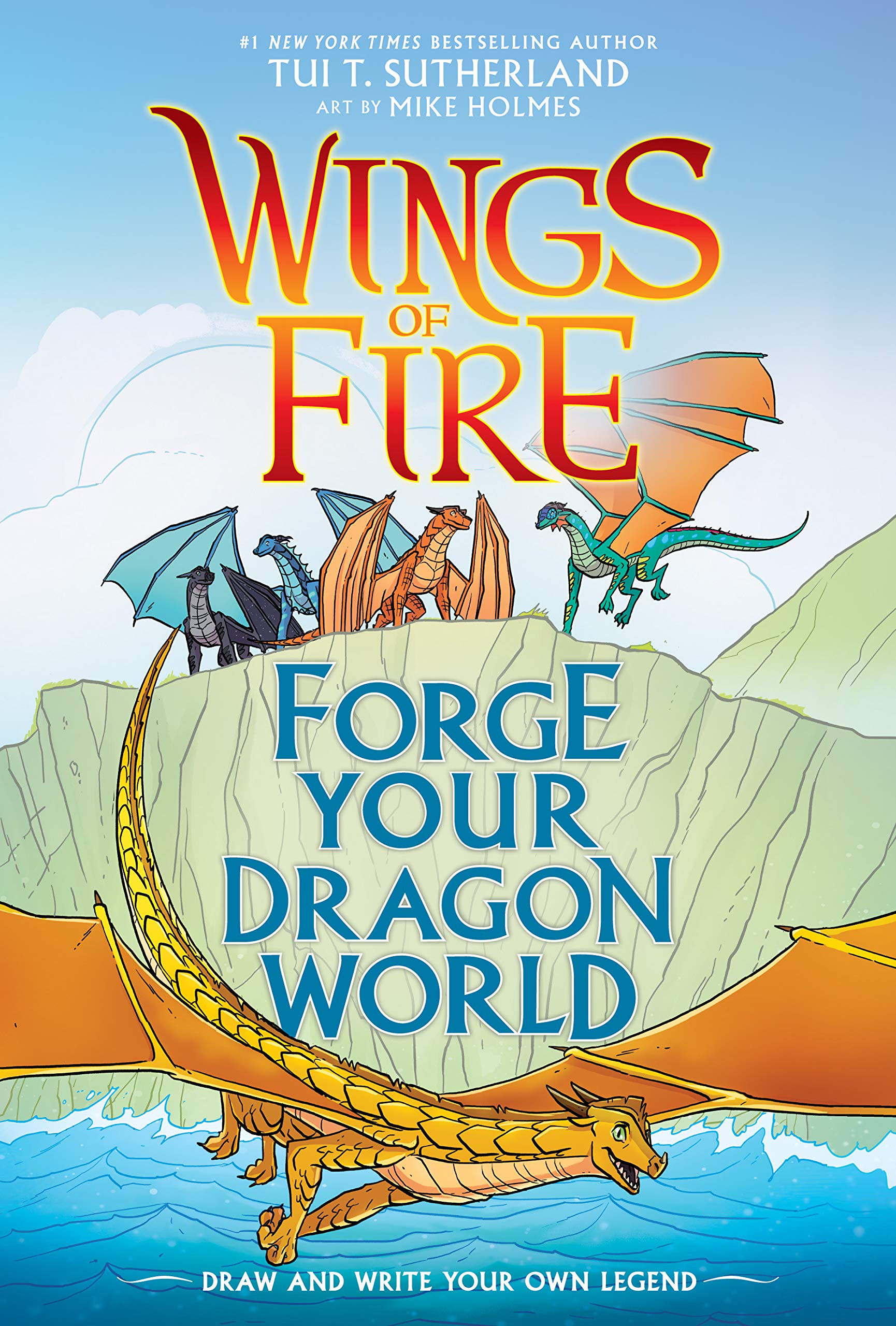 Forge Your Dragon World: A Wings of Fire Creative Guide (Wings of Fire Graphix),Used