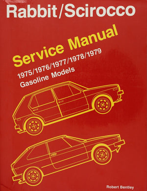 Volkswagen RabbitScirocco Service Manual, Gasoline Models, 19751979,Used