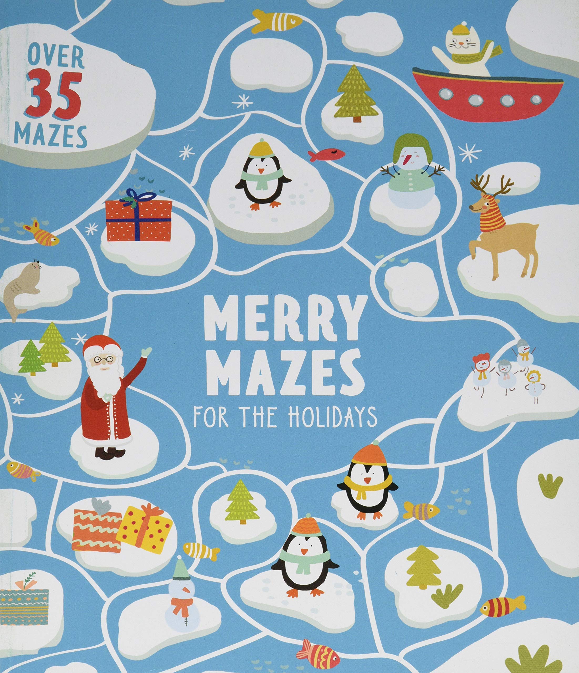 Merry Mazes For The Holidays: Level 2 (Clever Mazes)