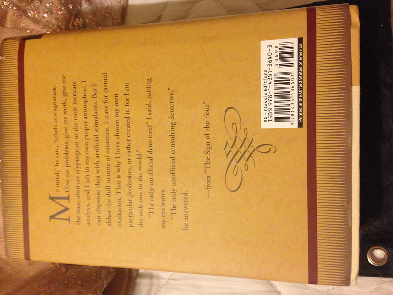 The Complete Sherlock Holmes: v. 1 (Barnes & Noble Signature Editions) by Sir Arthur Conan Doyle (20121212),Used