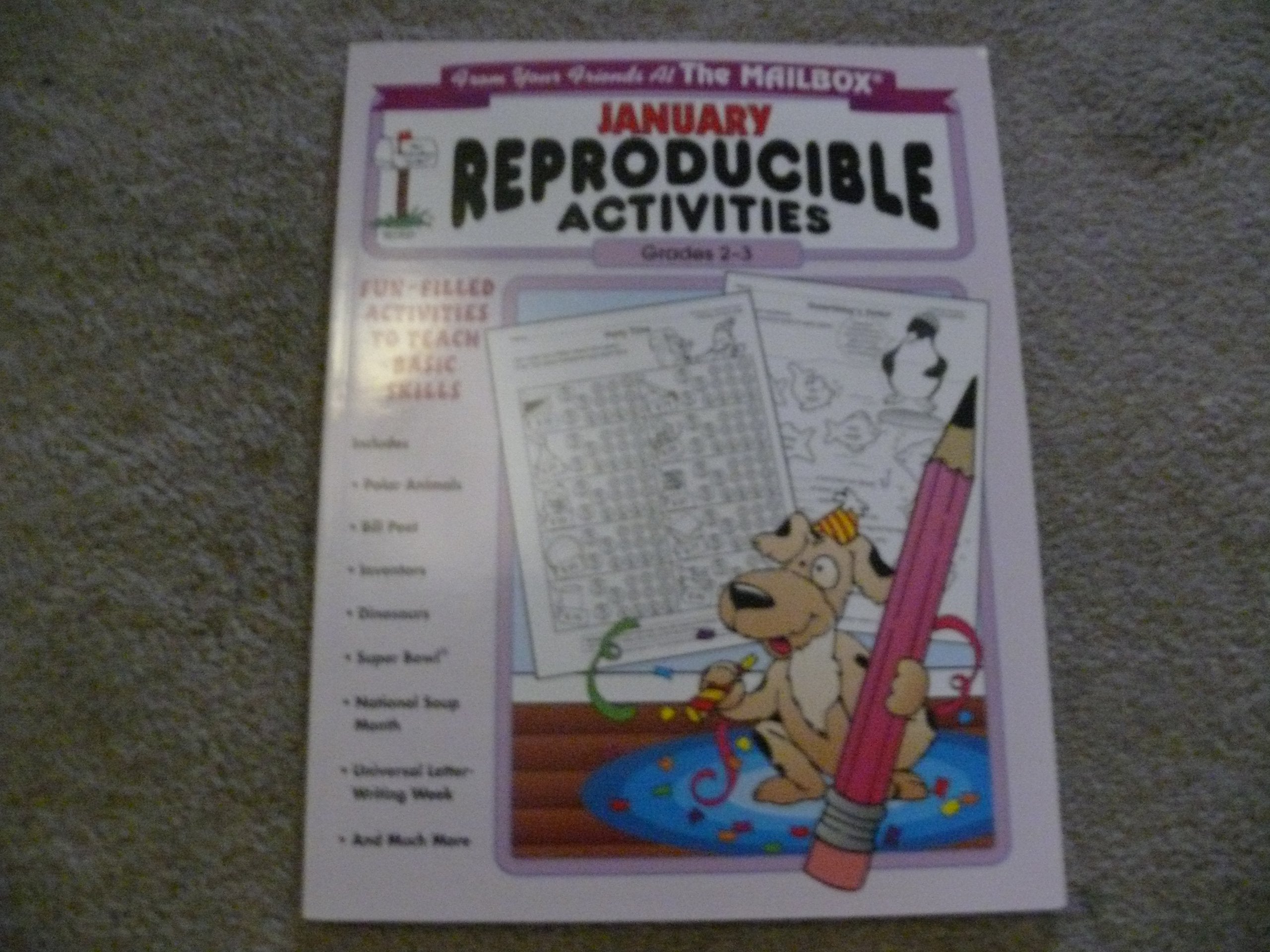 January Reproducible Activities Grades 2  3 From Your Friends At The Mailbox,Used