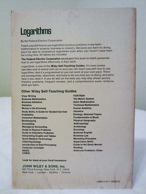 Logarithms (Selfteaching Guides)