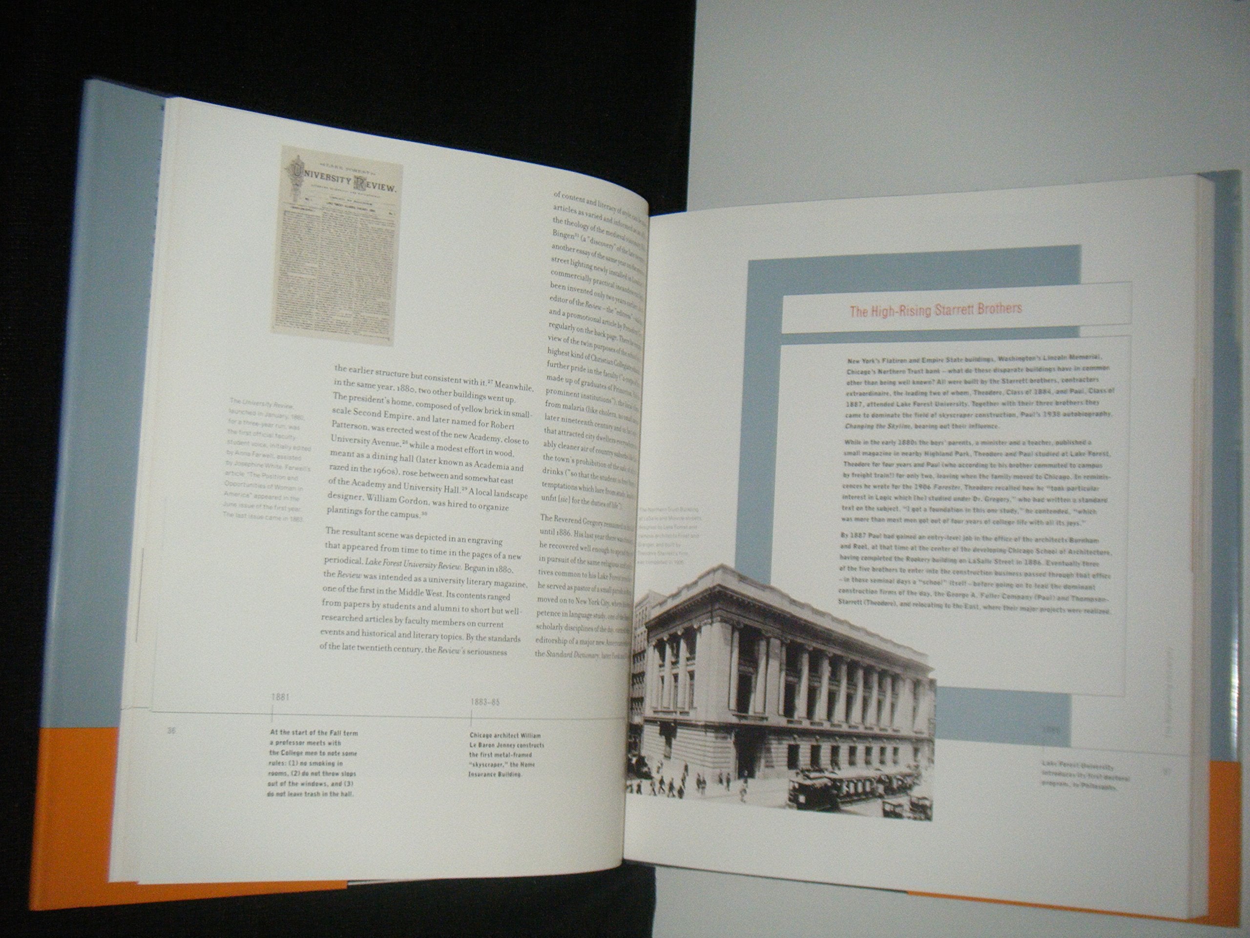 Thirty Miles North: A History of Lake Forest College, Its Town, and Its City of Chicago,Used