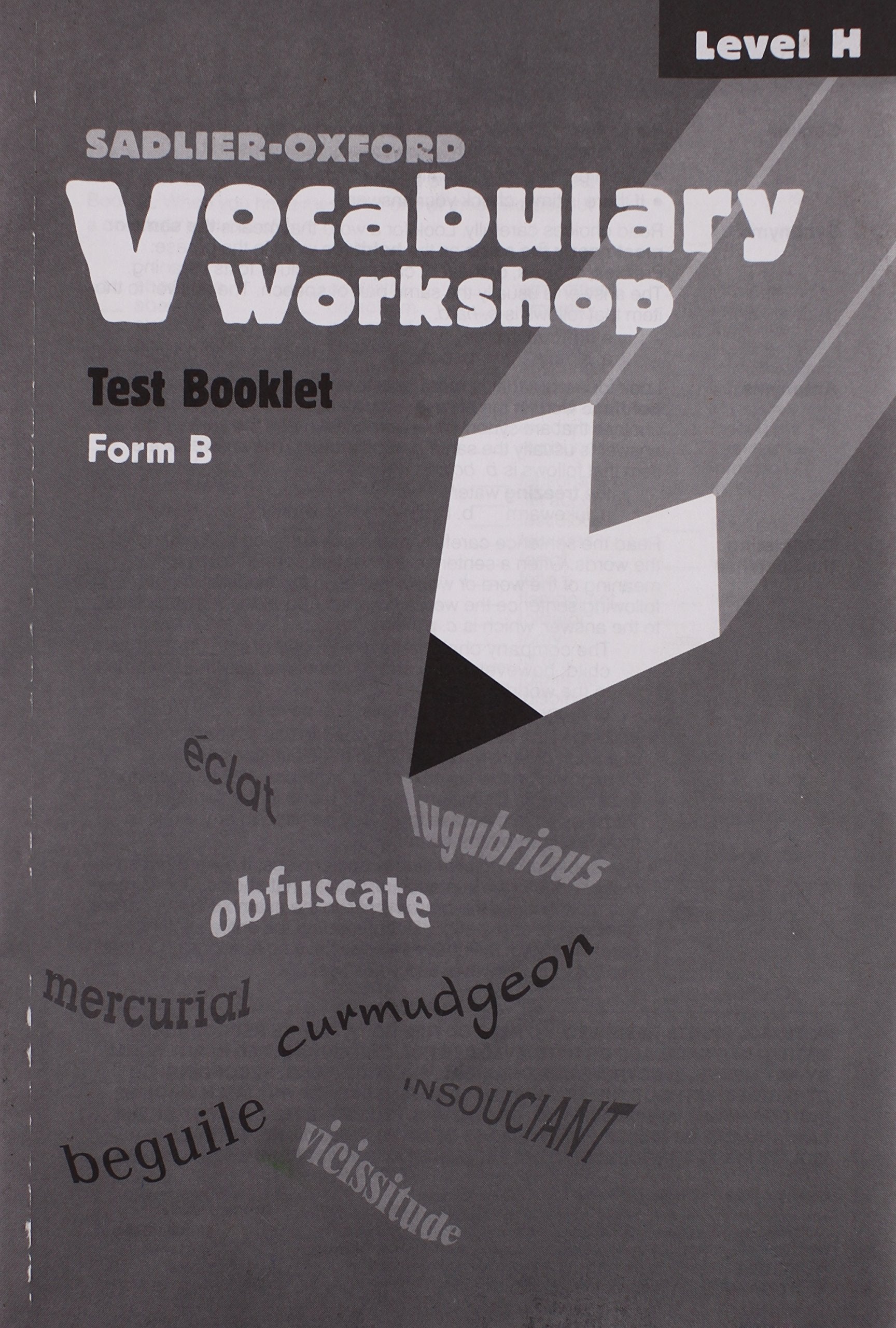 Vocabulary Workshop Form B (Level H),Used