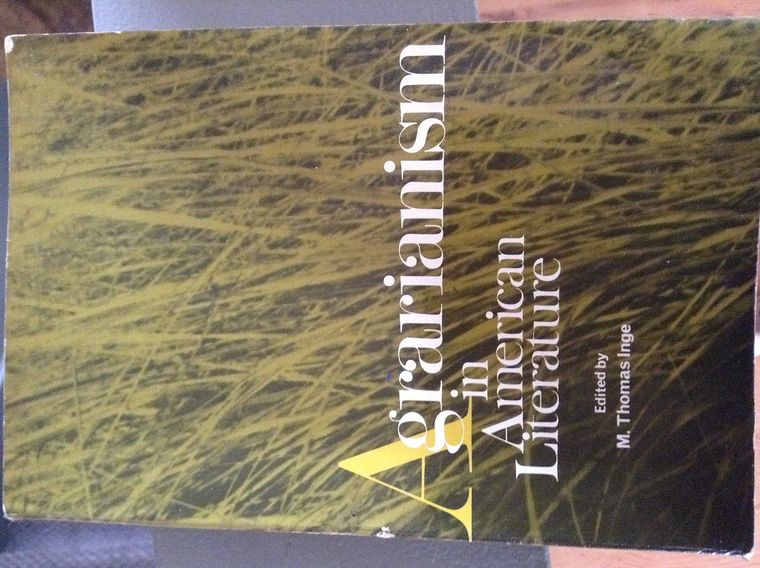 Agrarianism in American Literature,Used