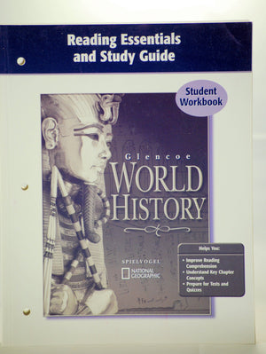Glencoe World History, Reading Essentials And Study Guide,Used