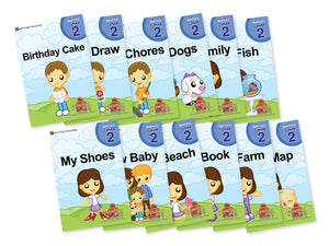 Preschool Prep Company Meet The Sight Words Level 2 Easy Reader Books Set of 12, Paper, Model 1935610015