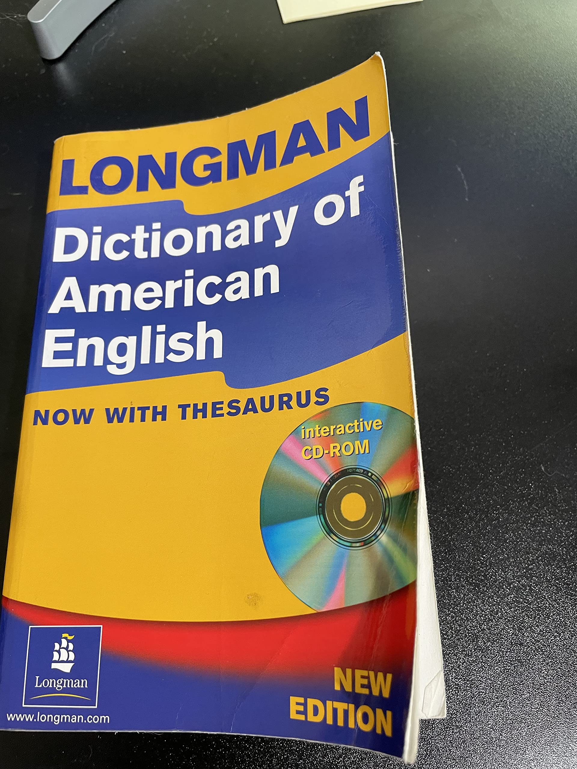 Longman Dictionary of American English with Thesaurus and CDROM, Third Edition,Used