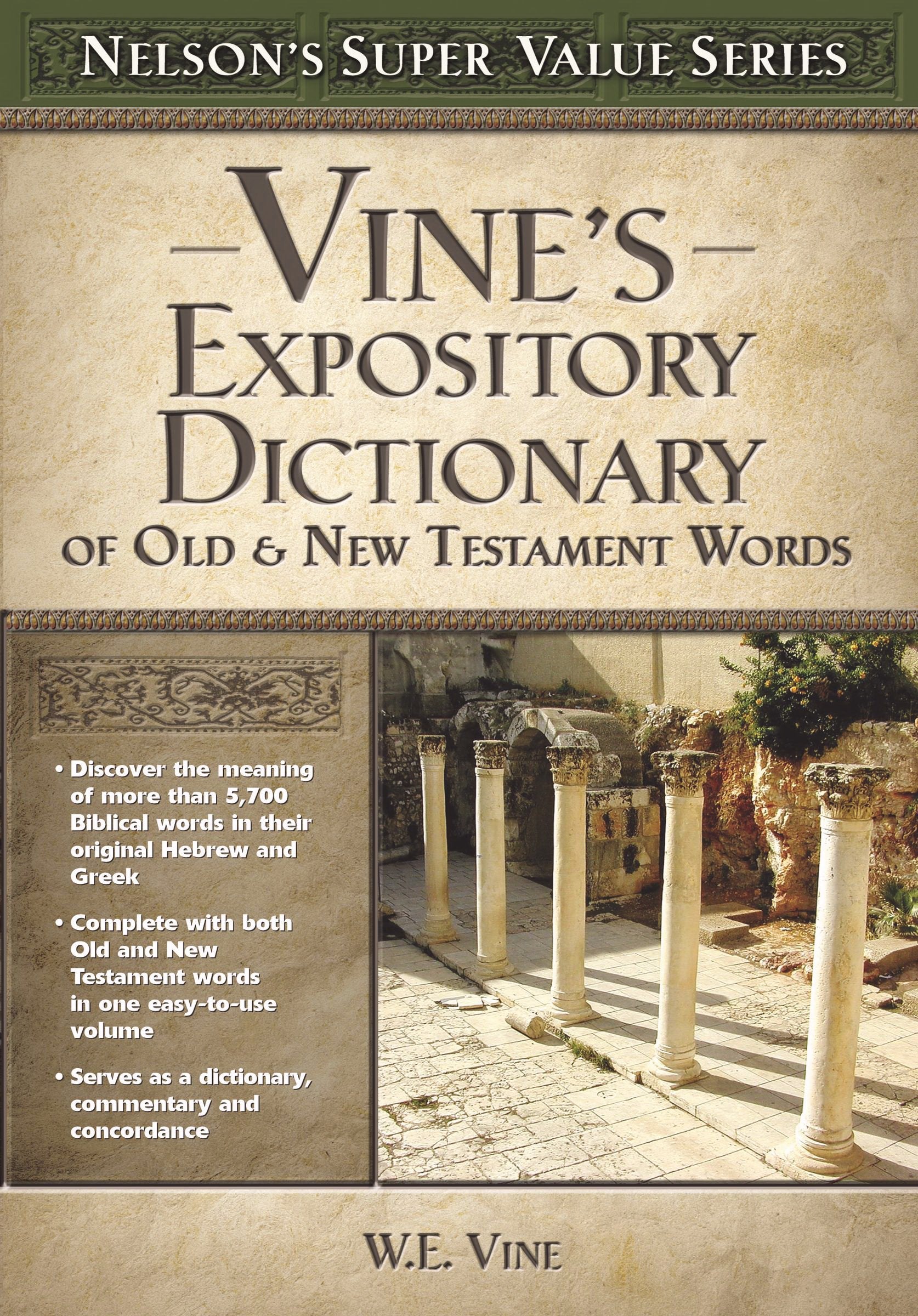 Vine'S Expository Dictionary Of The Old And New Testament Words (Super Value Series),Used