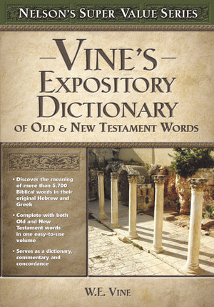 Vine'S Expository Dictionary Of The Old And New Testament Words (Super Value Series),Used