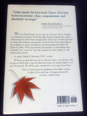 When the Bough Breaks: Forever After the Death of a Son or Daughter,Used
