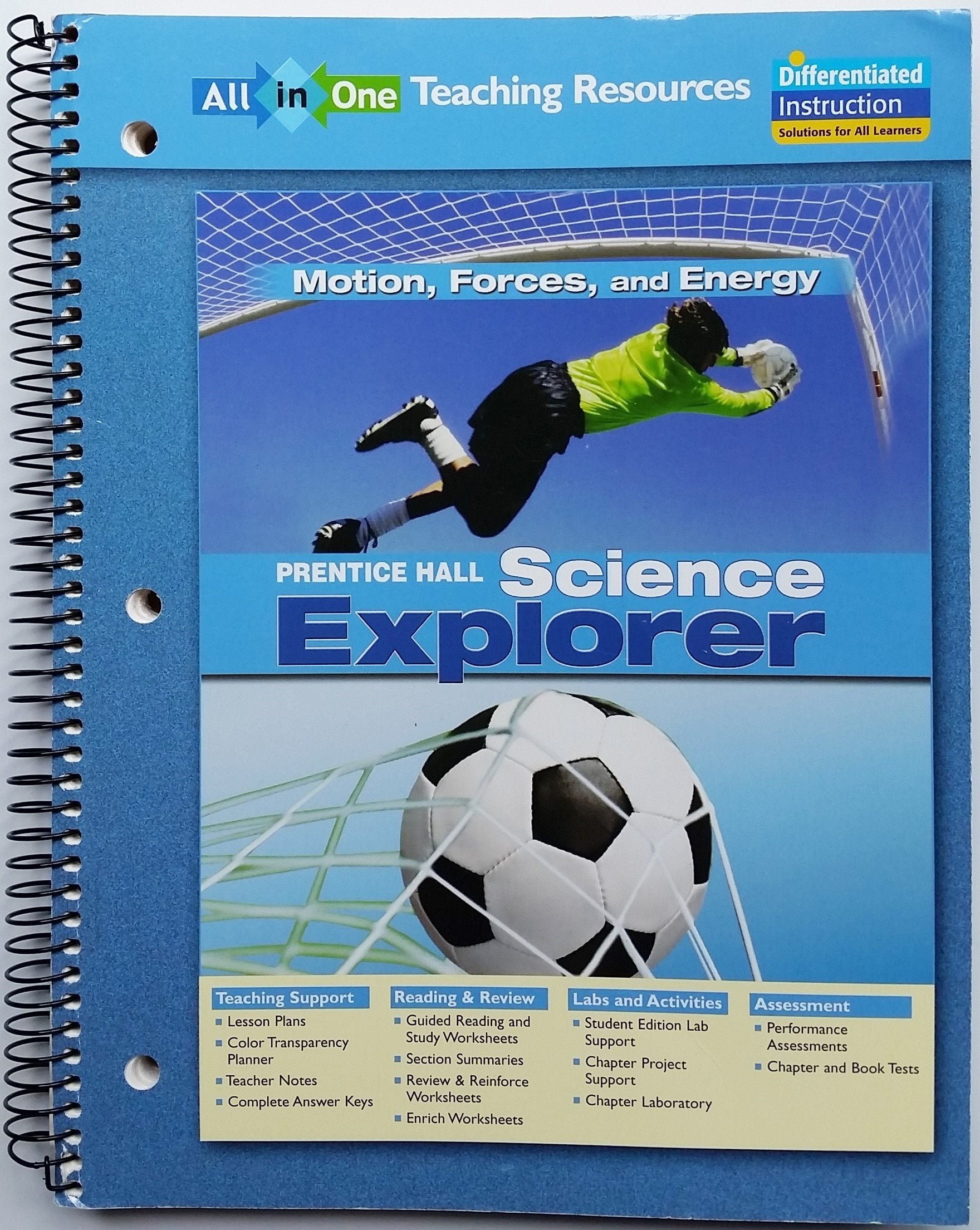 Science Explorer: Motion, Forces, and Energy AllinOne Teaching Resources,Used