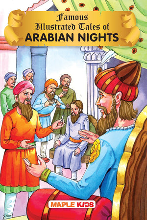 Arabian Nights (Illustrated) - Story Book For Kids - English Short Stories With Colourful Pictures - Bedtime Children Story Book - Book For Kids 6+ Years Old - Read Aloud To Infants, Toddlers - Moral Stories