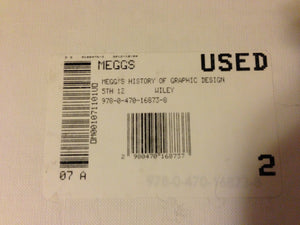 Meggs' History of Graphic Design,Used