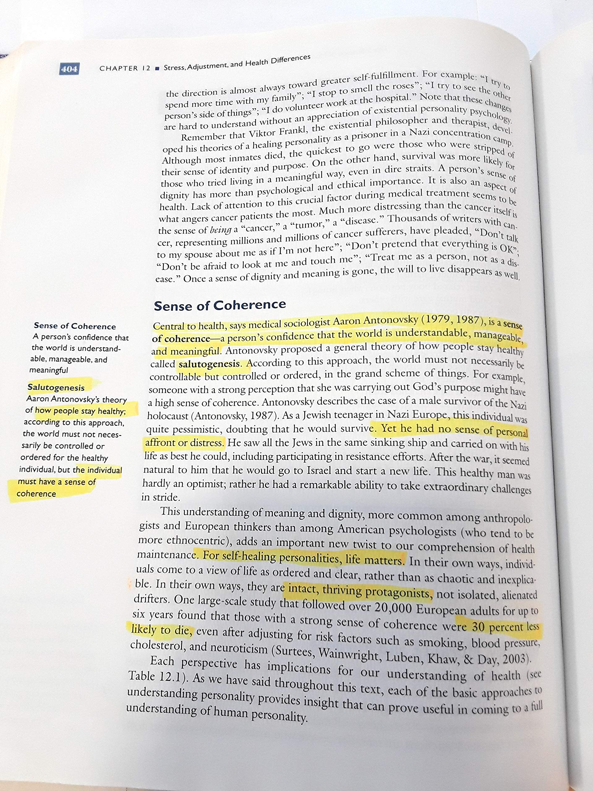 Personality: Classic Theories and Modern Research (5th Edition),Used