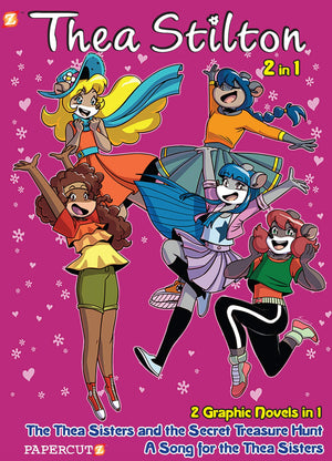 Thea Stilton 2In1: A Song For The Thea Sisters And The Thea Sisters And The Secret Treasure Hunt (Thea Stilton Graphic Novels)