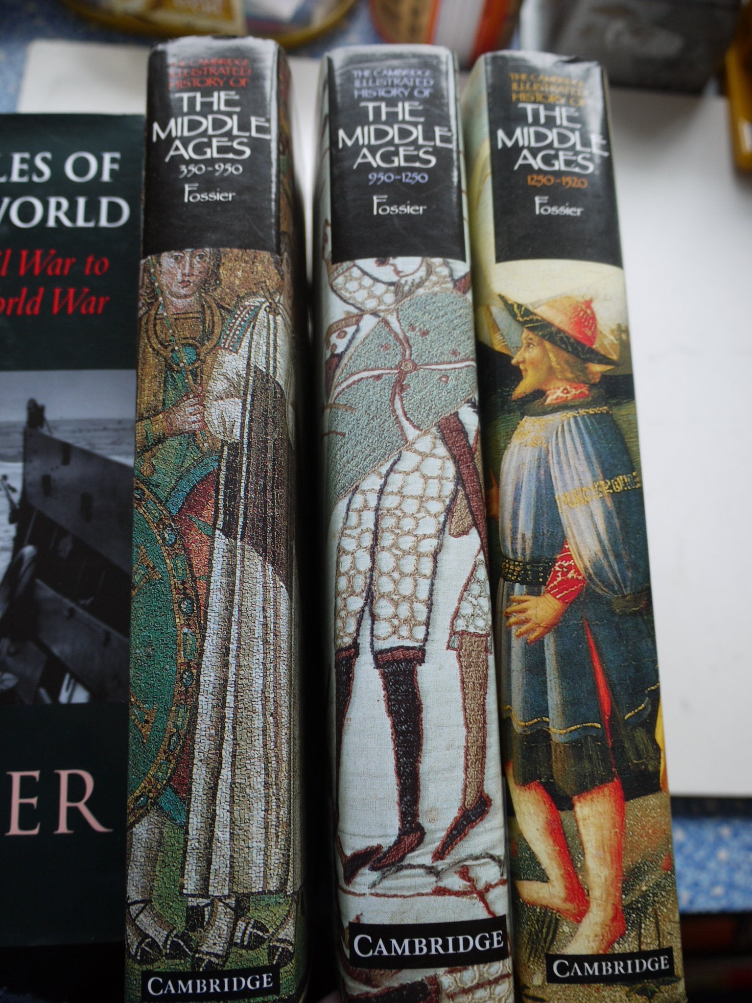 The Cambridge Illustrated History of the Middle Ages 3 Volume Hardback Set,Used