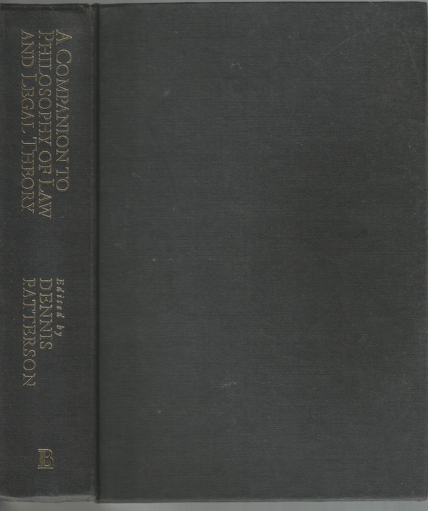 A Companion to Philosophy of Law and Legal Theory (Blackwell Companions to Philosophy),Used