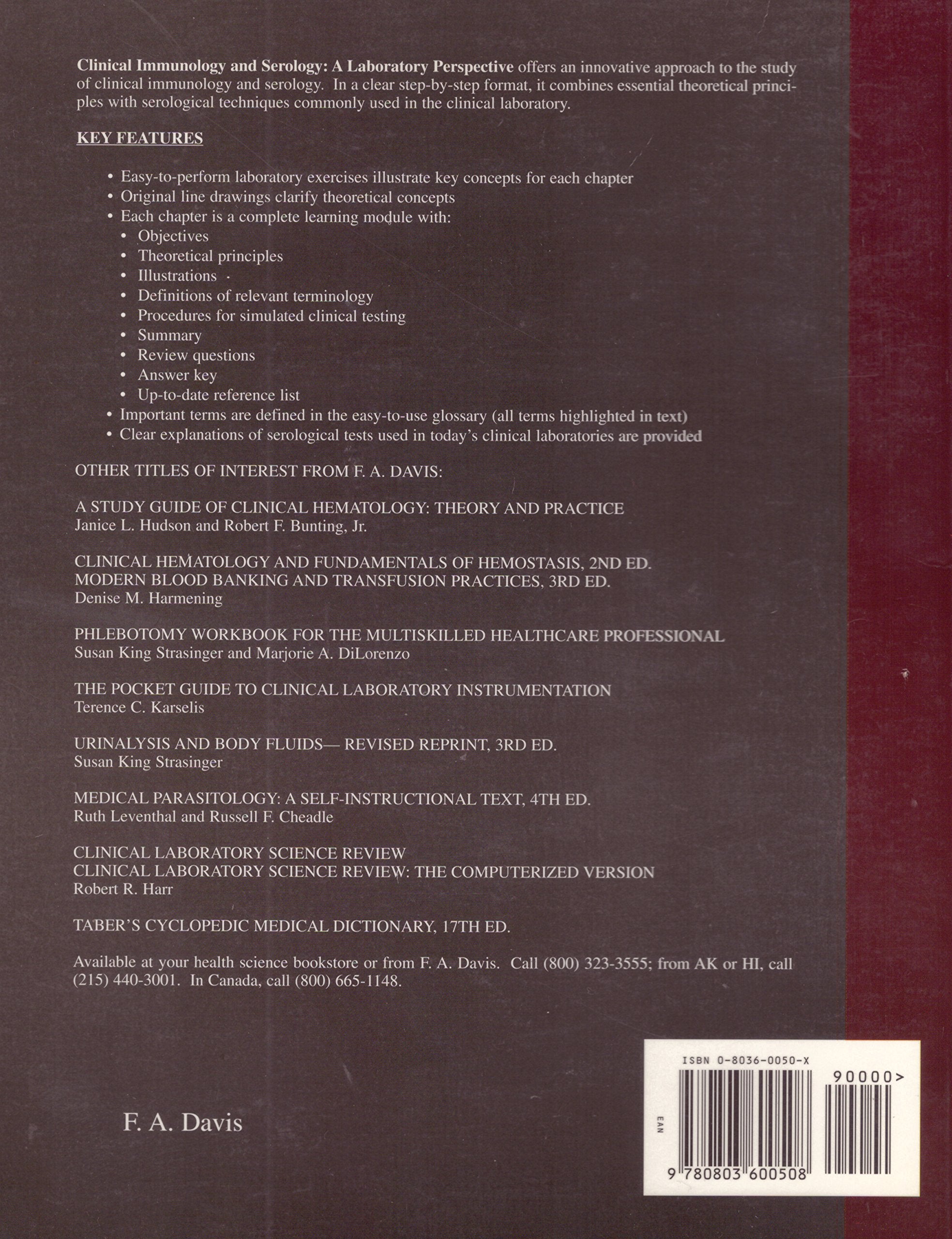 Clinical Immunology and Serology: A Laboratory Perspective,Used