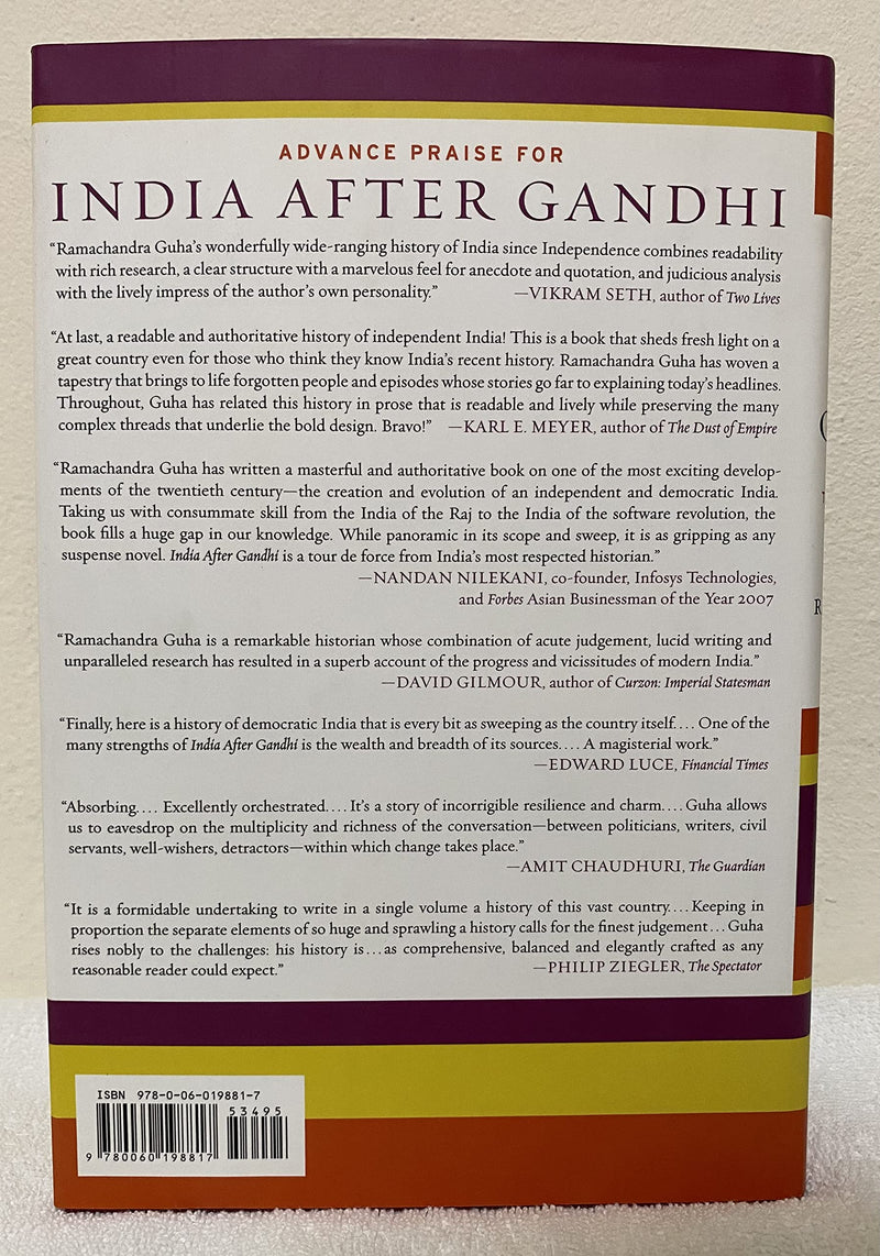 India After Gandhi: The History Of The World'S Largest Democracy