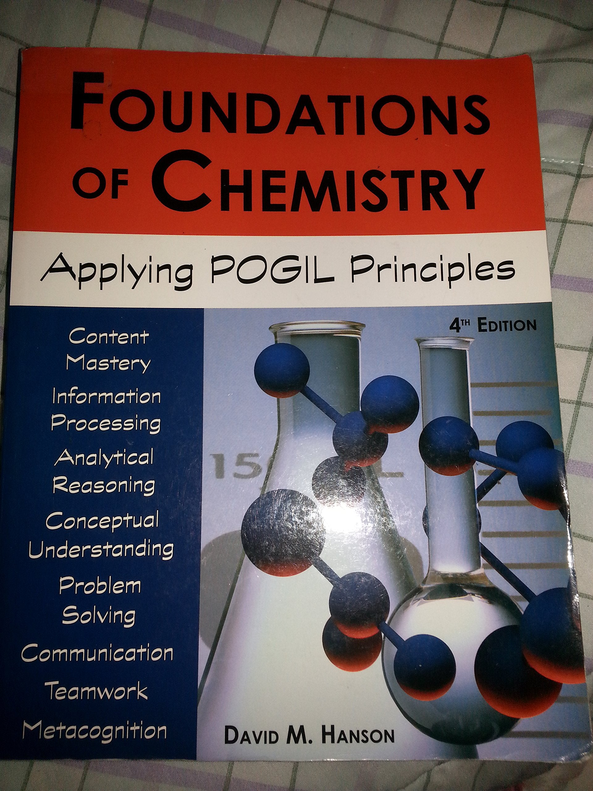 Foundations of Chemistry: Applying Pogil Principles,New