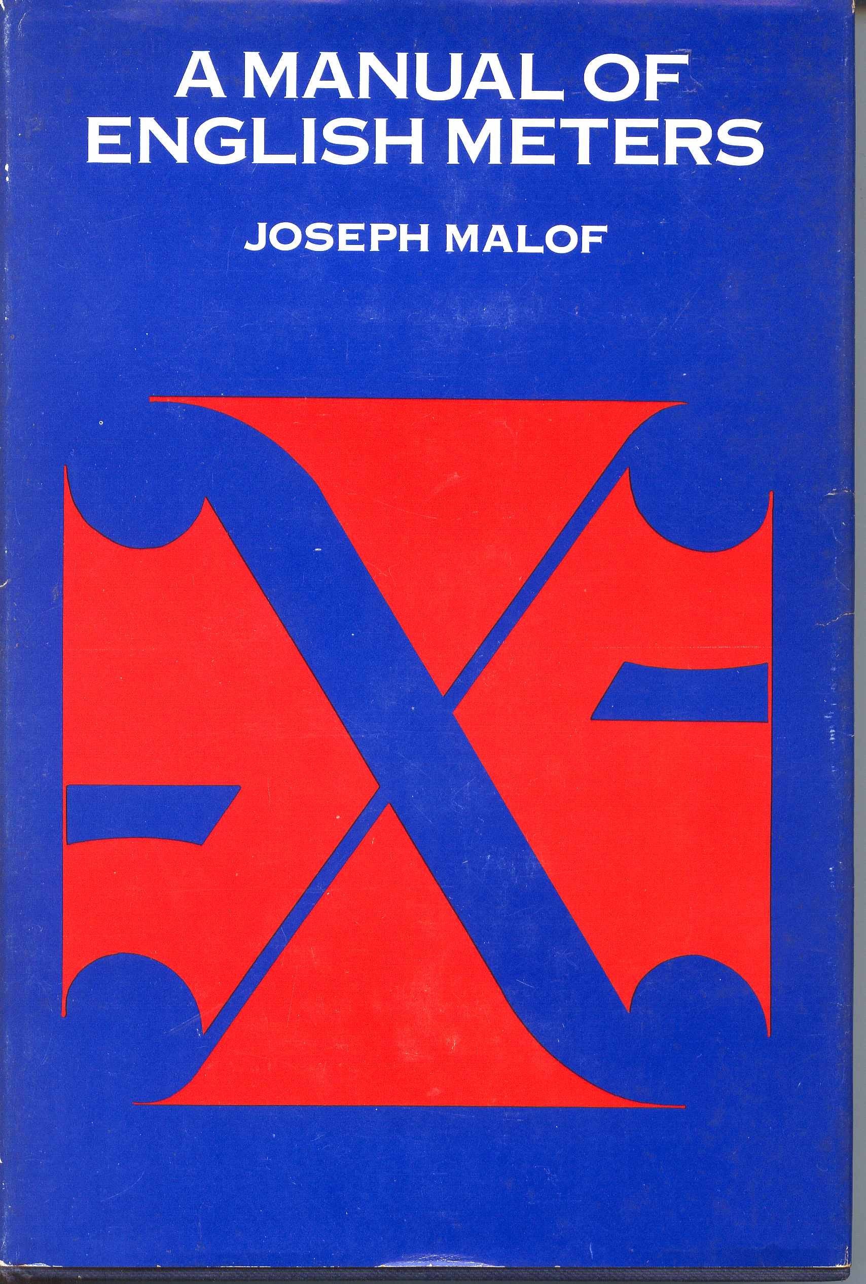 A manual of English meters,Used