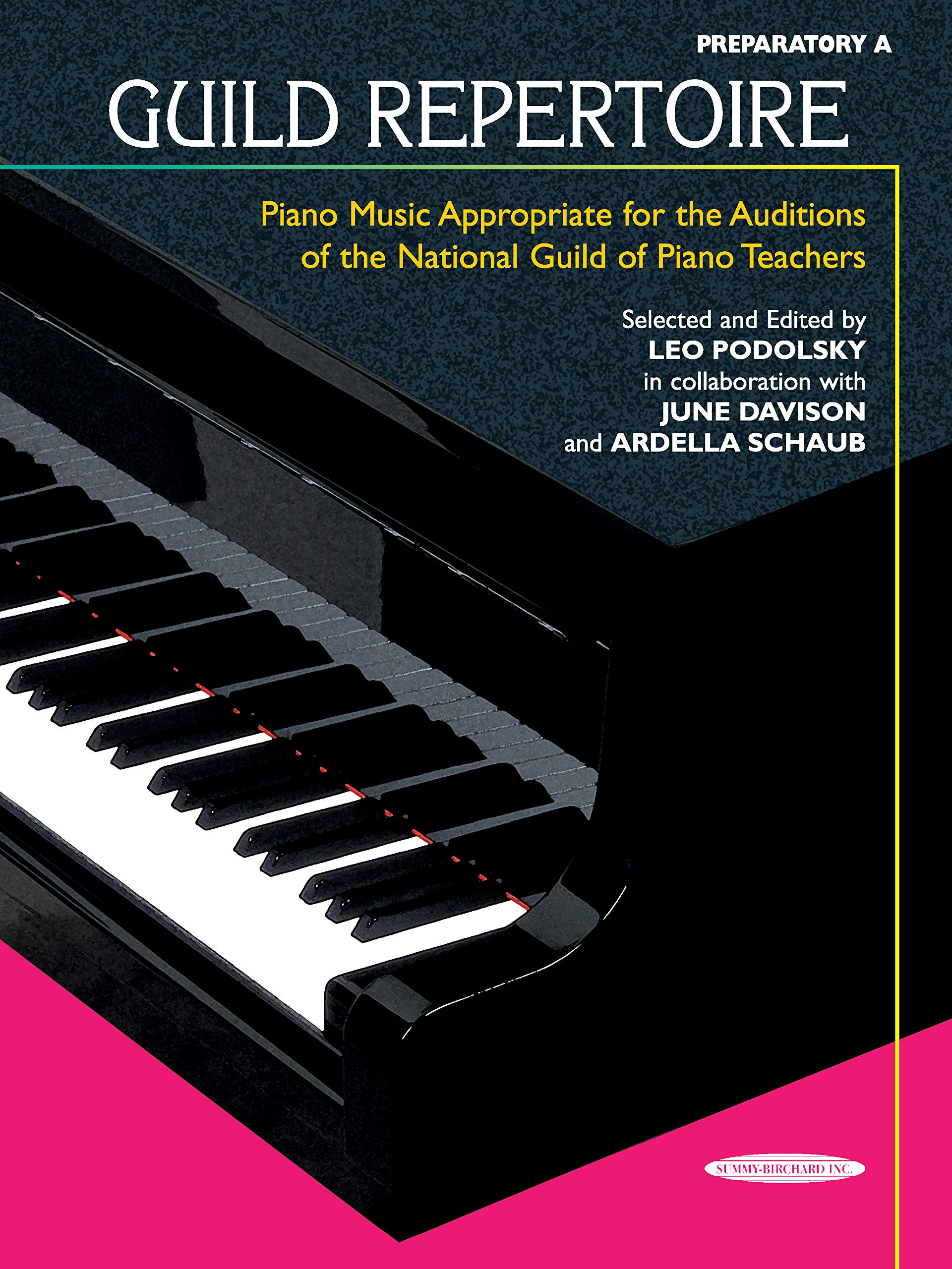 Guild Repertoire  Piano Music Appropriate For The Auditions Of The National Guild Of Piano Teachers: Preparatory A (Summybirc,Used