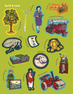 The Science Timeline Stickerbook: The story of science from the Stone Ages to the present day!,Used