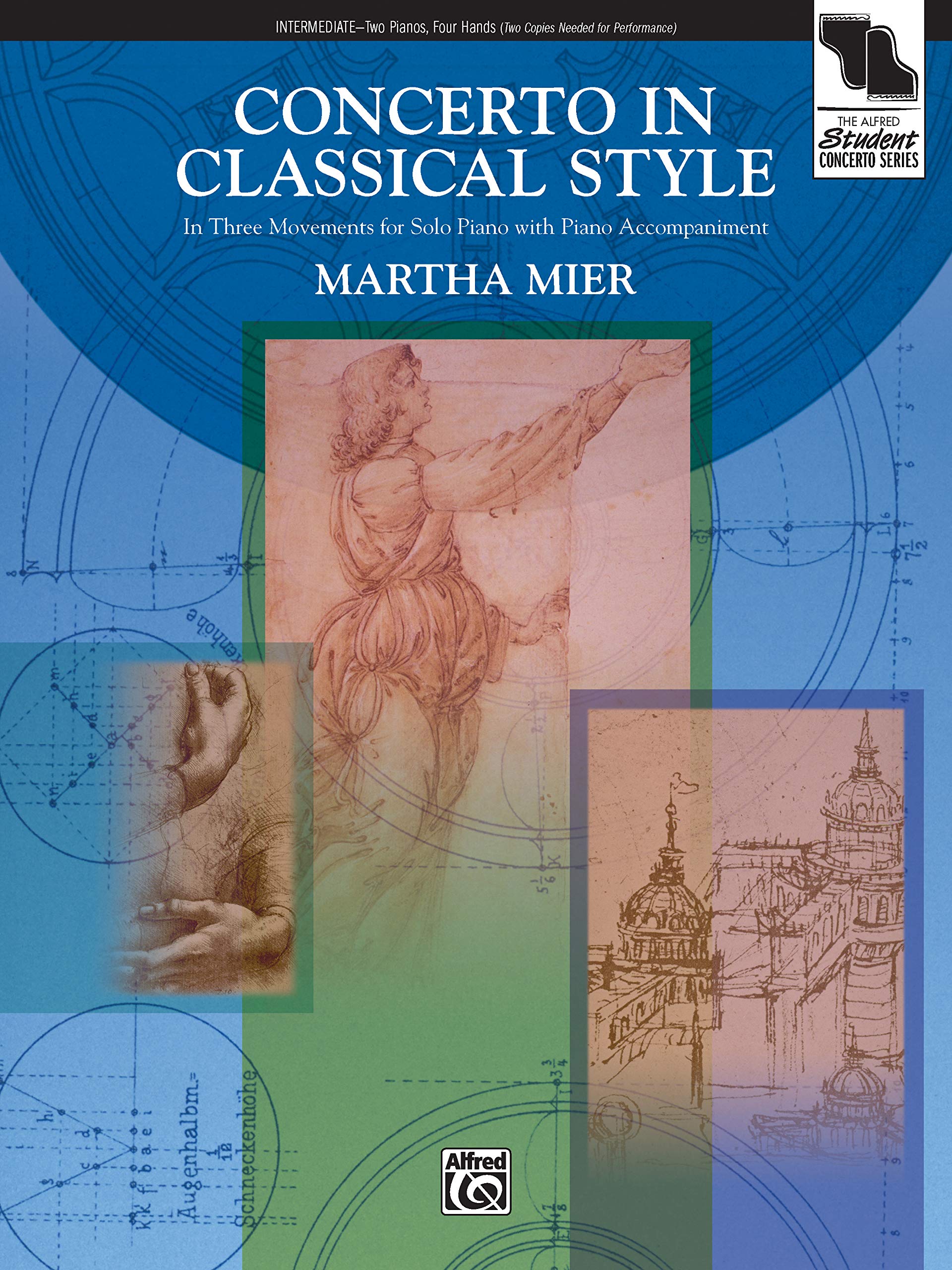 Concerto in Classical Style: In Three Movements for Solo Piano with Piano Accompaniment, Sheet (The Alfred Student Concerto Seri,Used
