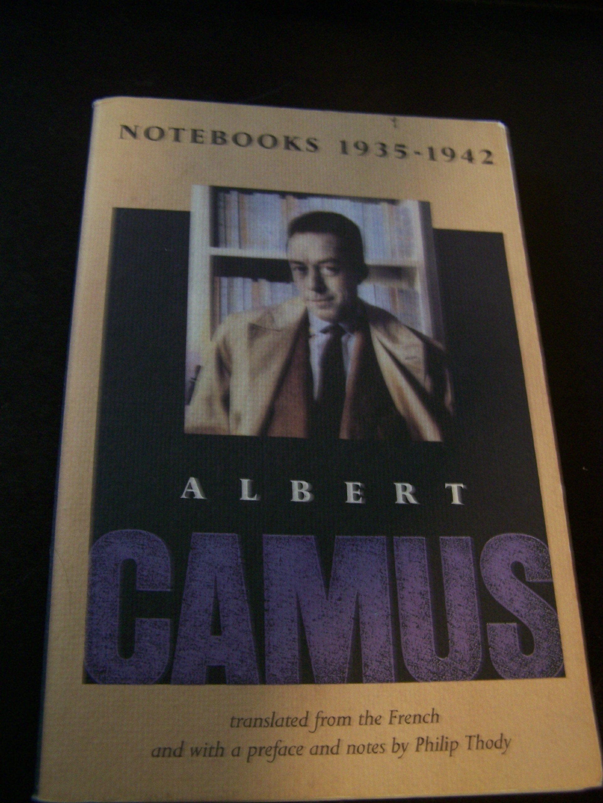 Title: ALBERT CAMUS NOTEBOOKS 1935  1942 [n] 1942  1951,Used