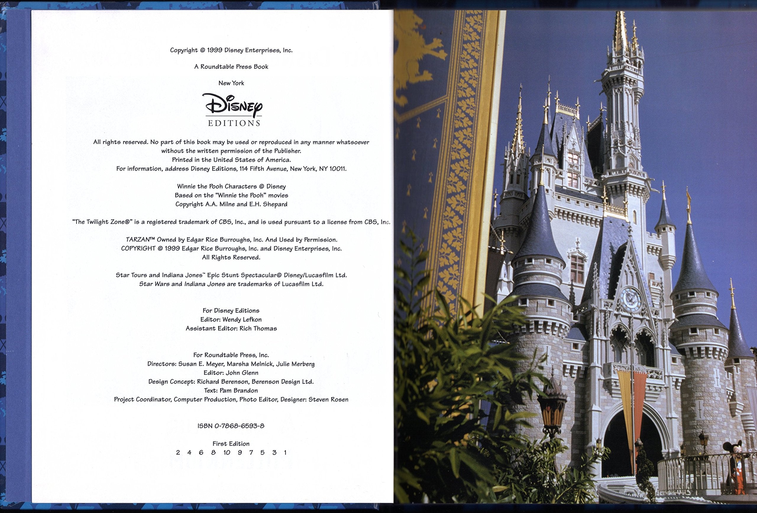 WALT DISNEY WORLD RESORT: A SOUVENIR FOR THE NEW MILLENNIUM,Used