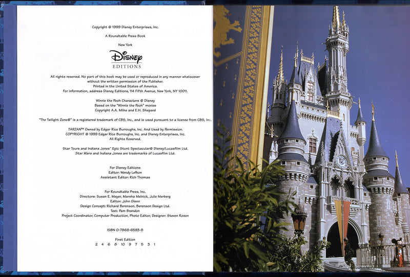 WALT DISNEY WORLD RESORT: A SOUVENIR FOR THE NEW MILLENNIUM,Used