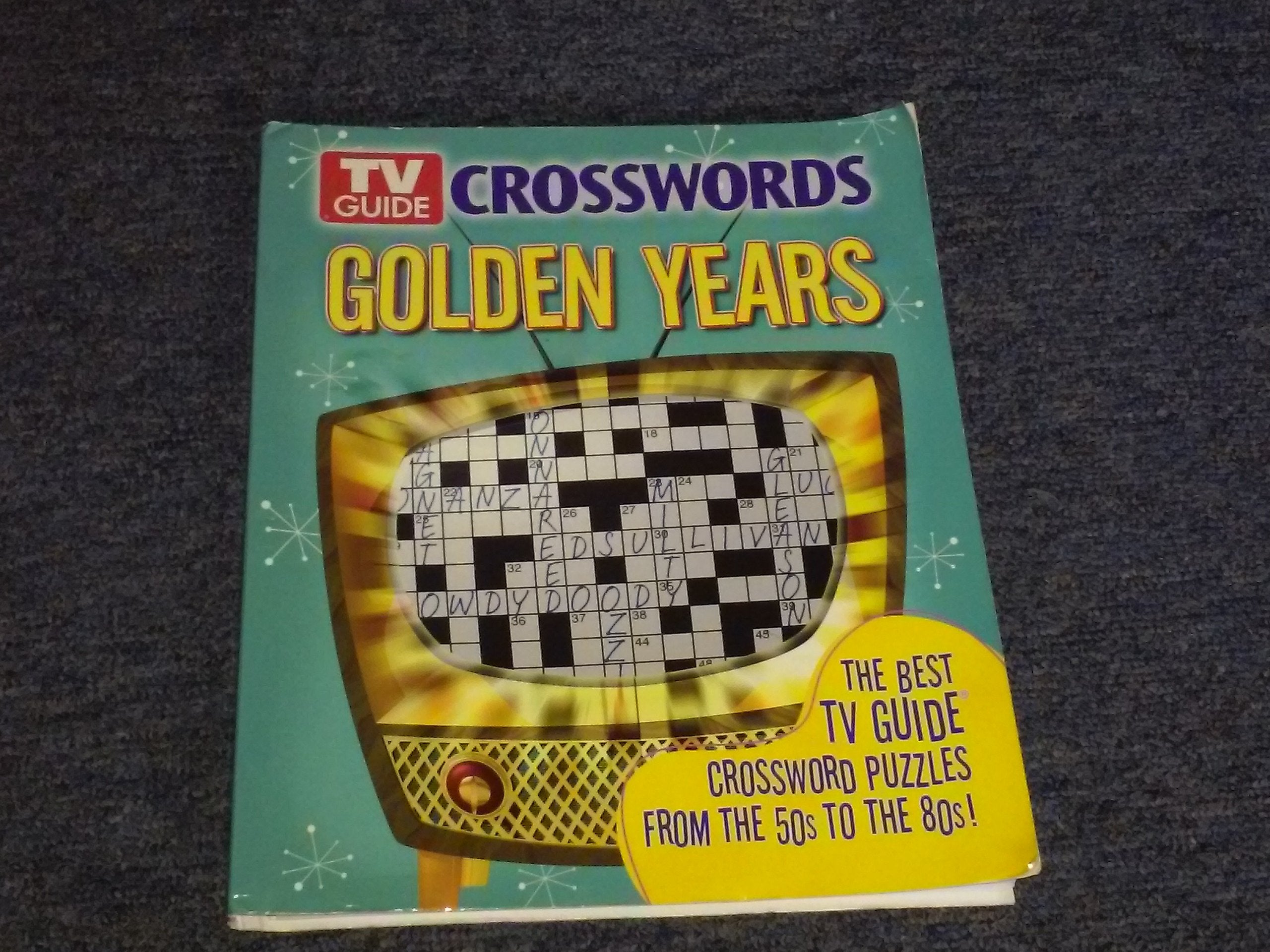 TV Guide Crosswords: Golden Years: the Best TV Guide Crossword Puzzles from the 50s to the 80s,Used
