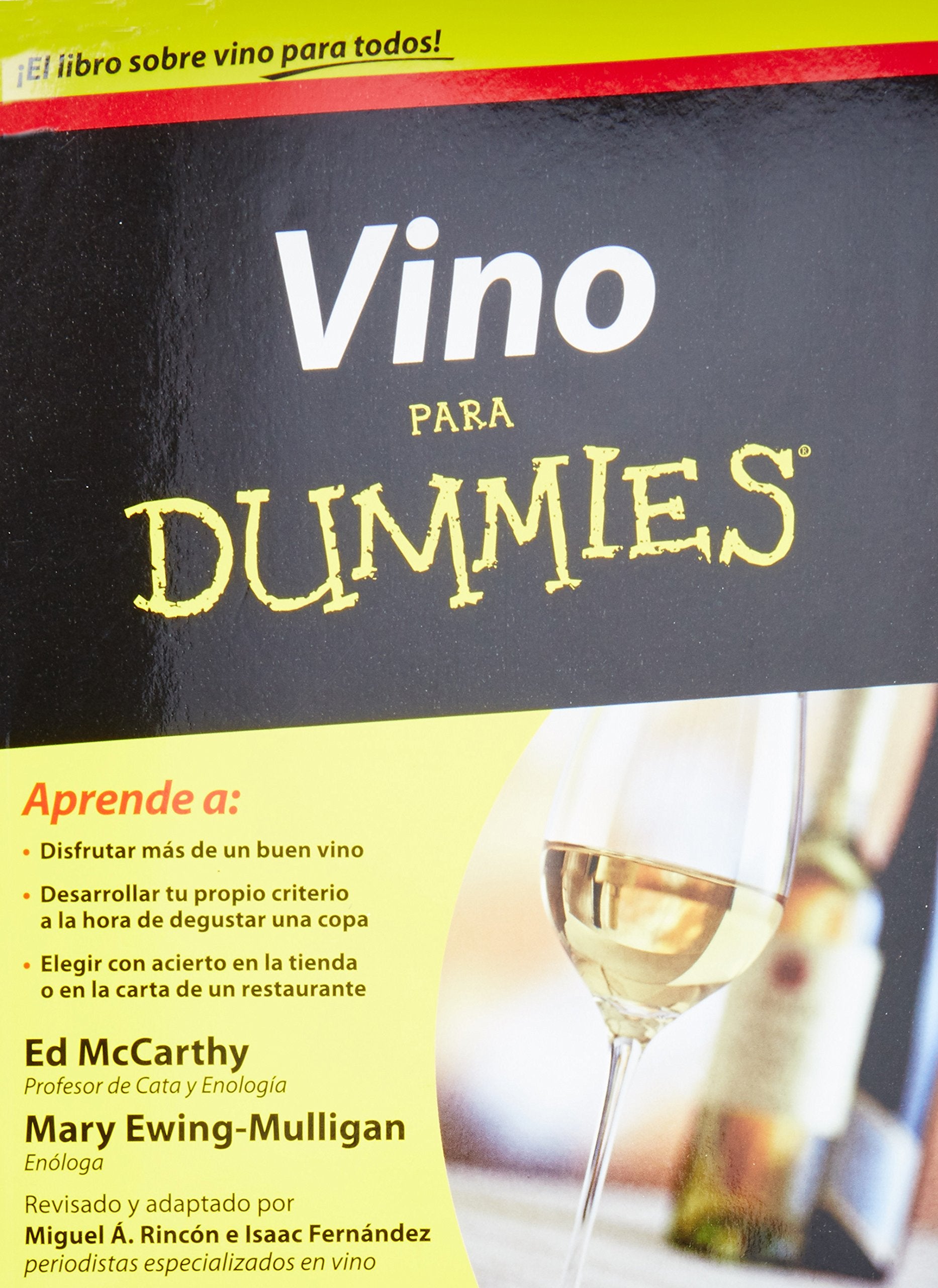Vino para Dummies (For Dummies) (Spanish Edition),Used