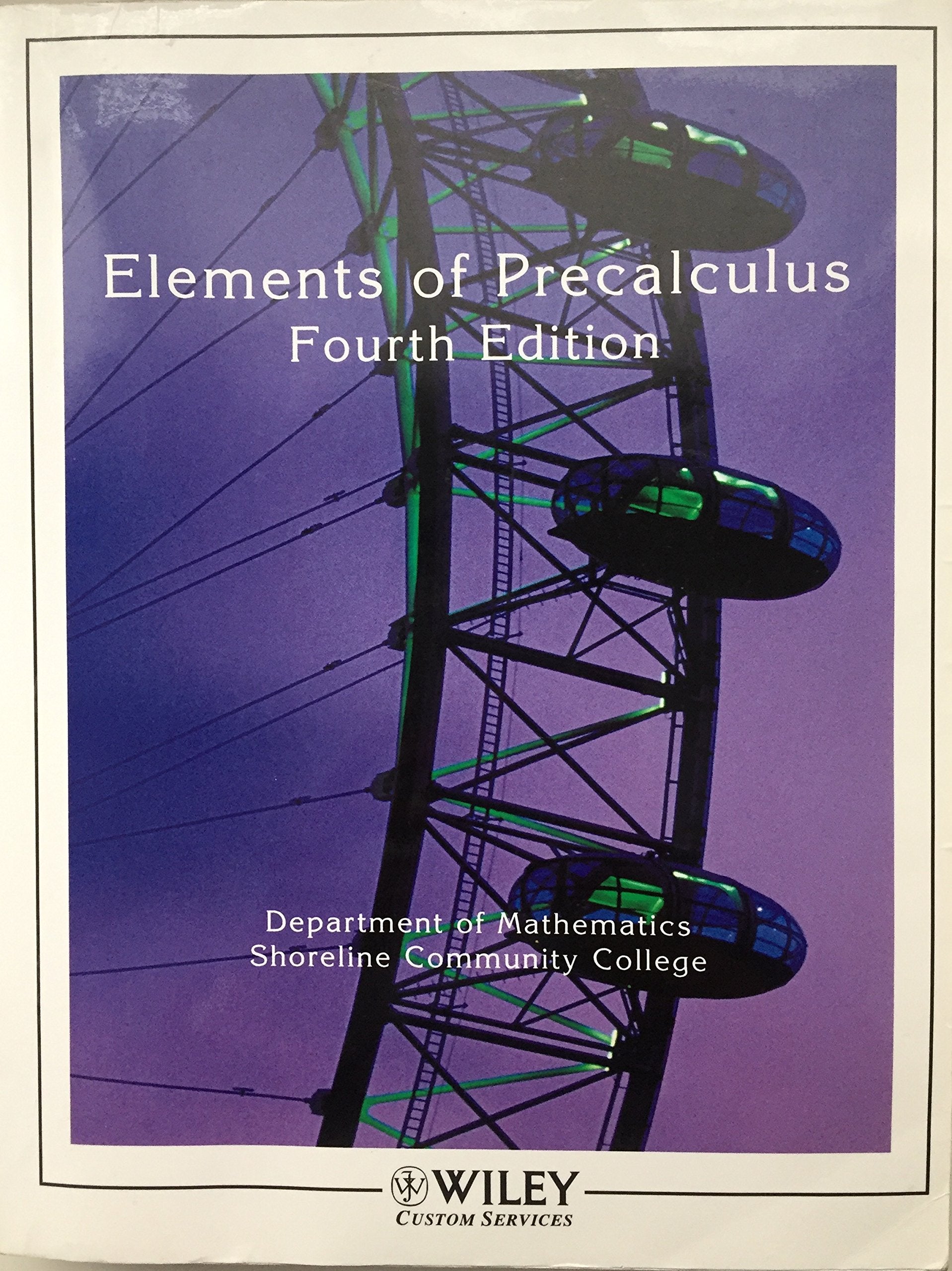Elements of Precalculus: Math 111,Used