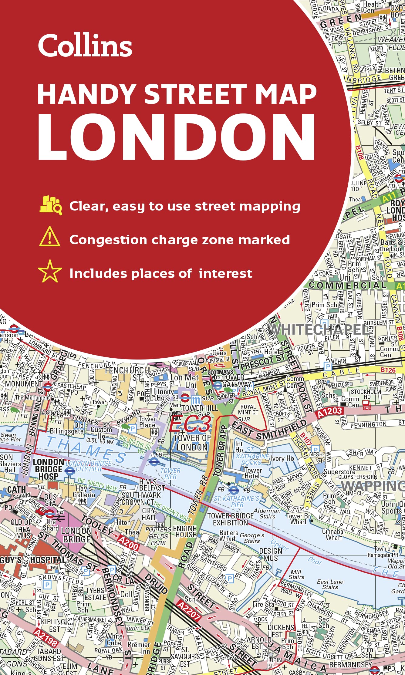 Collins Handy Street Map London,Used