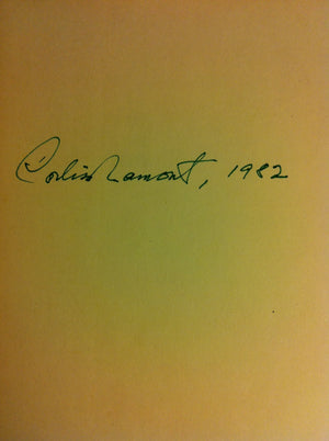 Yes to Life: Memoirs of Corliss Lamont,Used