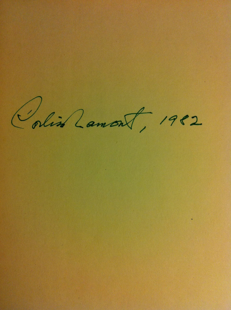 Yes to Life: Memoirs of Corliss Lamont,Used